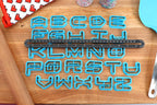 Cyberpunk FONT Cookie Cutters - Fondant Letters, Letters for Cake decorating