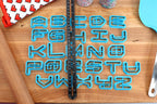 Cyberpunk FONT Cookie Cutters - Fondant Letters, Letters for Cake decorating