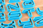 Cyberpunk FONT Cookie Cutters - Fondant Letters, Letters for Cake decorating