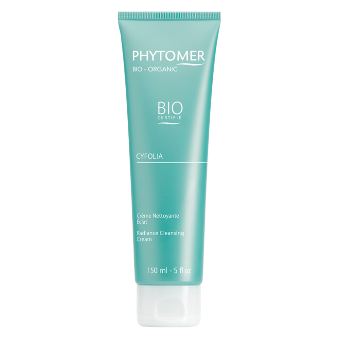 Phytomer Cyfolia Organic Radiance Cleansing Cream 150ml turquoise tube