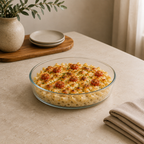 Delisoga glass baking dish
round glass baking dish
glass casserole dish
clear glass baking dish
round glass roasting dish
oven to table glass dish
glass bakeware
glass serving dish
round casserole dish
glass baking dish PakistanDelisoga clear round glass baking and serving dish for casseroles, roasting, baked pasta, vegetables and oven-to-table presentation.