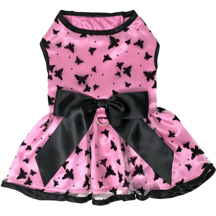 Dress | Pink & Black Butterfly
