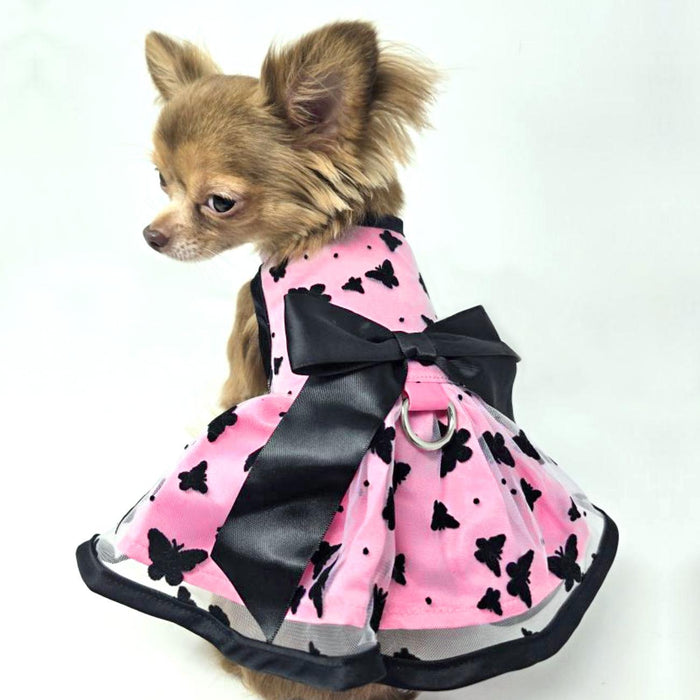 Dress | Pink & Black Butterfly