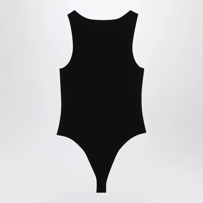Entire Studios - Black viscose jersey bodysuit Brand Leotards & Unitards