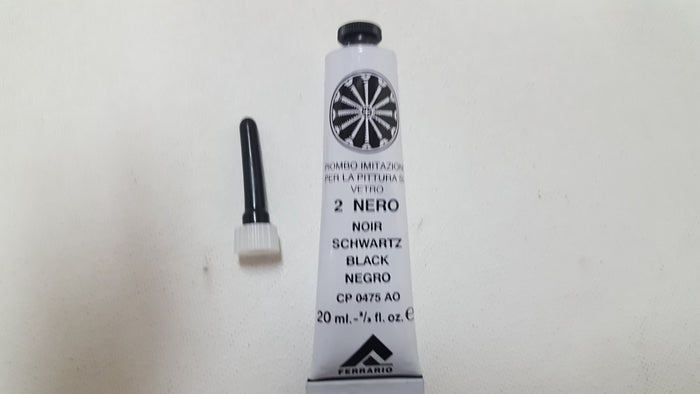 Ferrario Glass Paint Vetro Color Transparent Paint with UV filter 50ml-- Made in Italy