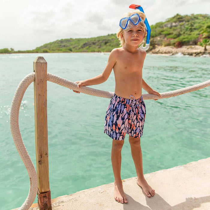 Fish Frenzy Volley Board Shorts 2-3 Y