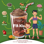 FitKid Chocolate Nutrition Shake for Kids 400g | Natural & Pediatrician-Backed | Growfitz