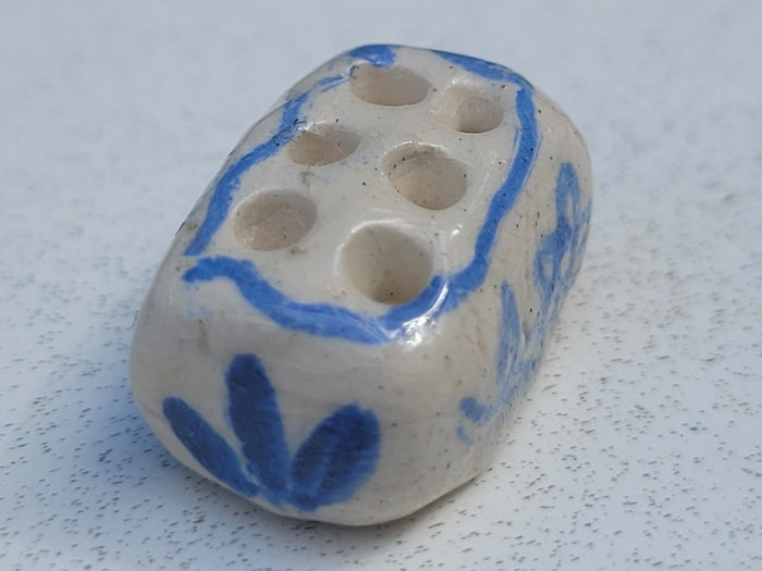 Flower Vase Blue & White by Alicia