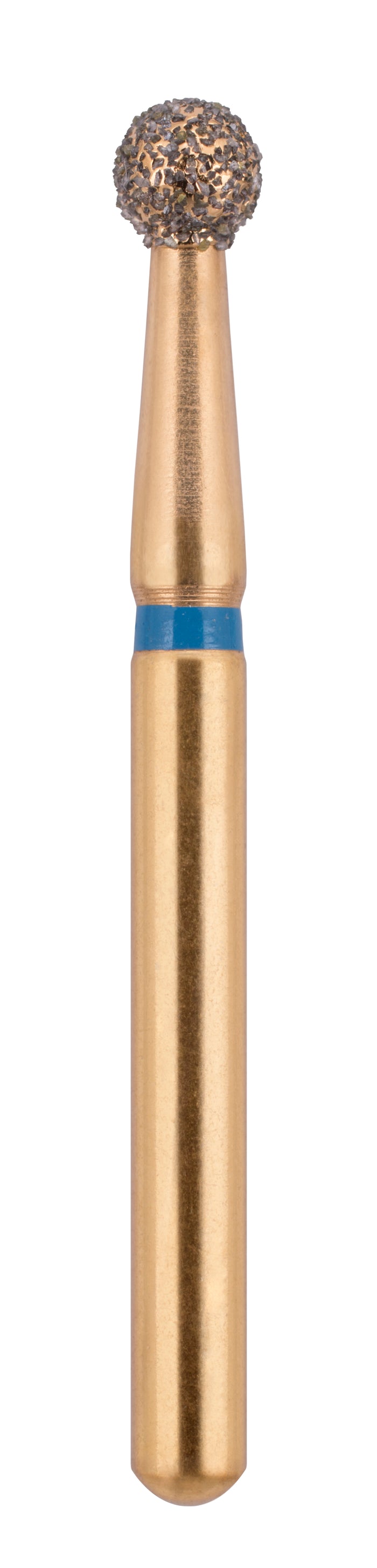 G/001-021 (801)  10-Pk , Multi use Gold Diamond Burs Round (Ball) Shaped