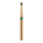 G/010-012 (805) 10-Pk , Multi use Gold Diamond Burs Inverted Cone with Collar Shaped