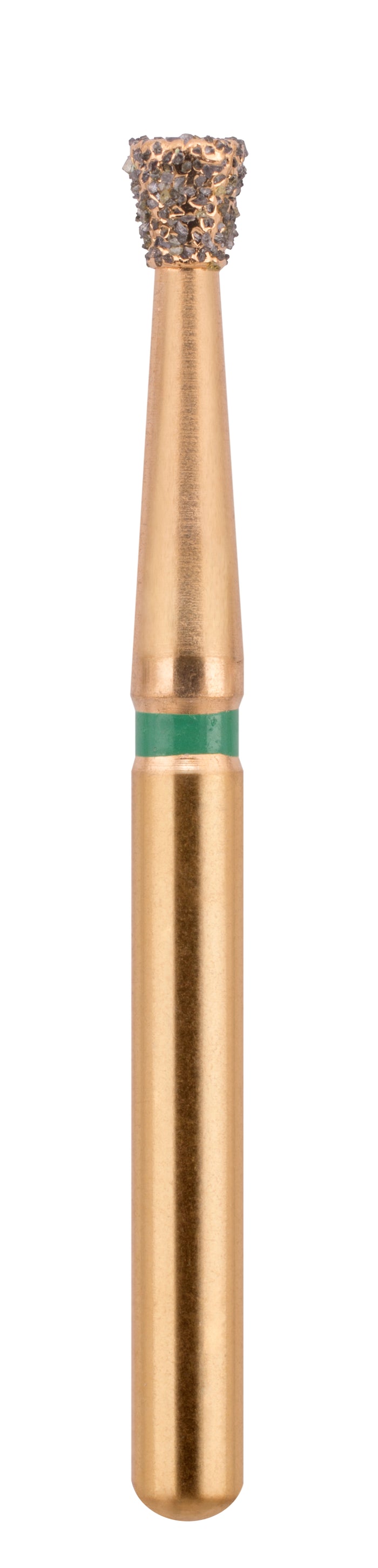 G/010-017 (805) 10-Pk , Multi use Gold Diamond Bur. Inverted Cone with Collar Shaped