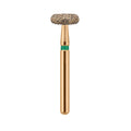 G/068-055 (909) 10-Pk , Multi use Gold Diamond Burs Wheel Shaped