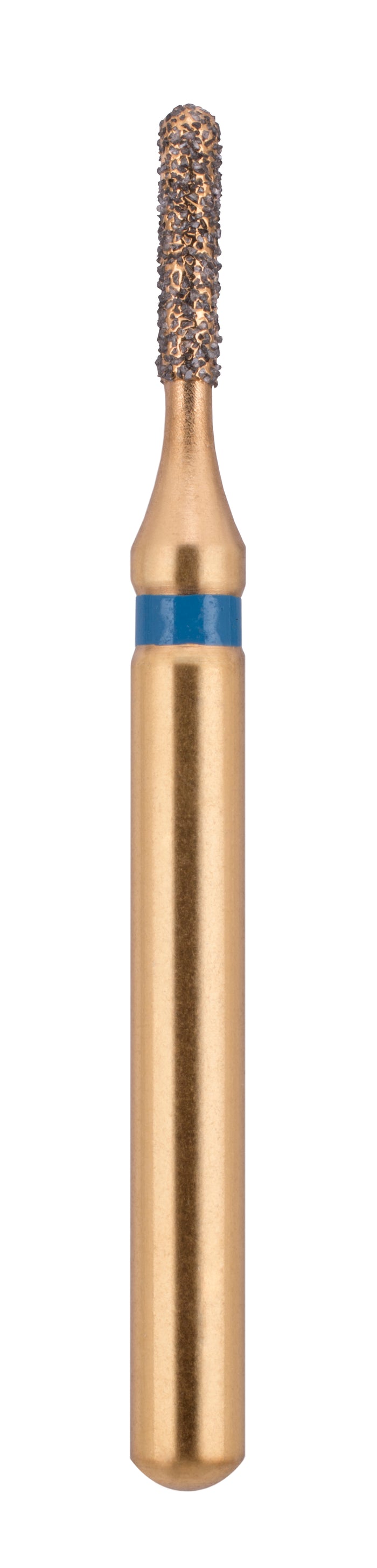 G/139-009 (838) 10-Pk , Multi use Gold Diamond Burs Round End Cylinder Shaped