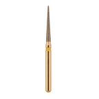 G/166-014S  (859) 10-Pk , Multi use Gold Diamond Burs Needle Taper Shaped