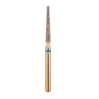 G/173-014 (848) 10-Pk , Multi use Gold Diamond Burs Flat end Taper Shaped