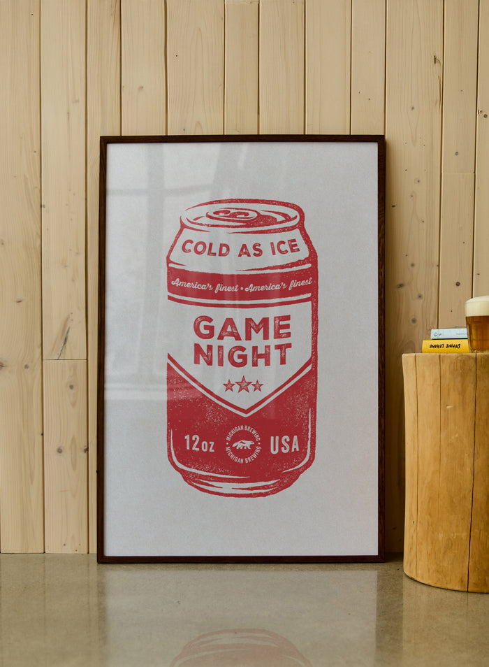 Game Night in Detroit, Poster
