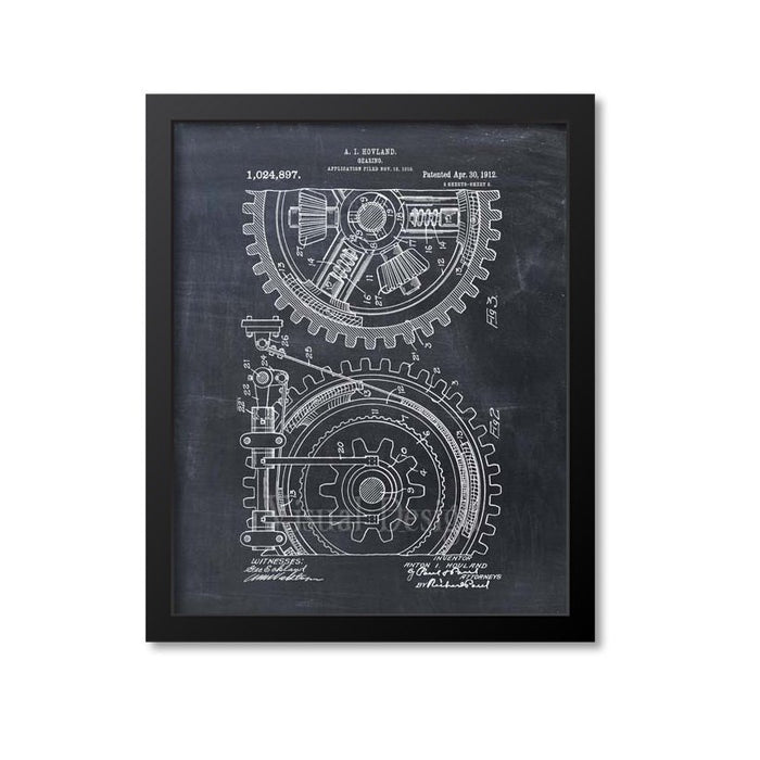 Gears Patent Print