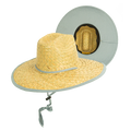 Goldcoast Kenny Underbrim Straw hat -Grey / Tan Lifeguard Hat Grey