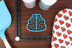 Good Luck Charms, Set 2 - Lucky Cookie Cutters - Dala Horse, Evil Eye Charm, Figa Charm, Hamsa, Jin Chan - Superstition Cookie Cutter
