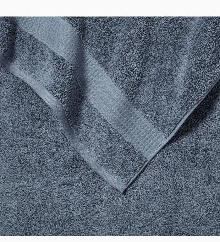 Grandeur 100% Hygro Cotton Hand Towel, Blue 2 Pack
