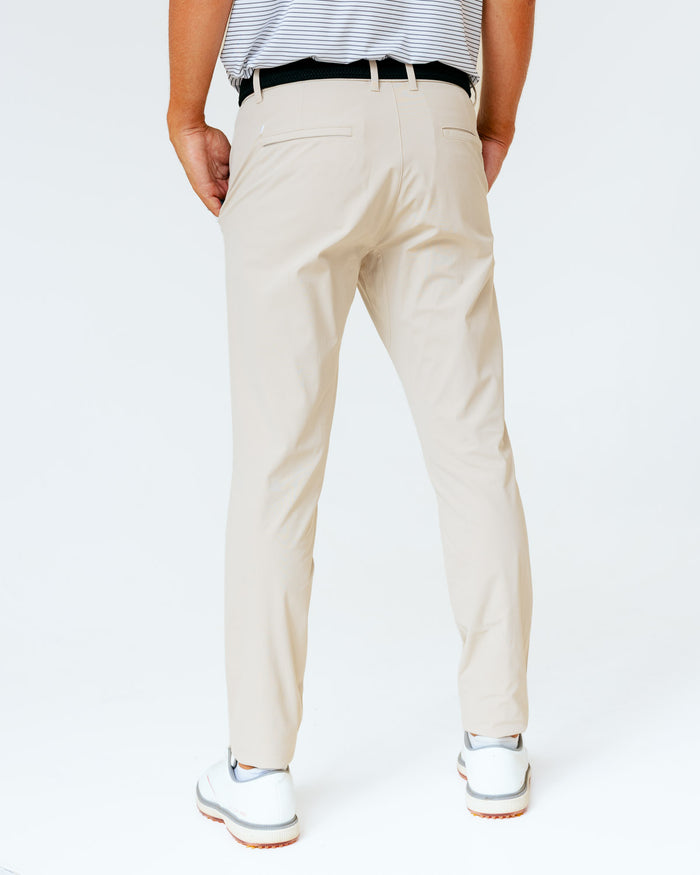 Grant Horvat Essentials Light Khaki Traditional Pants
