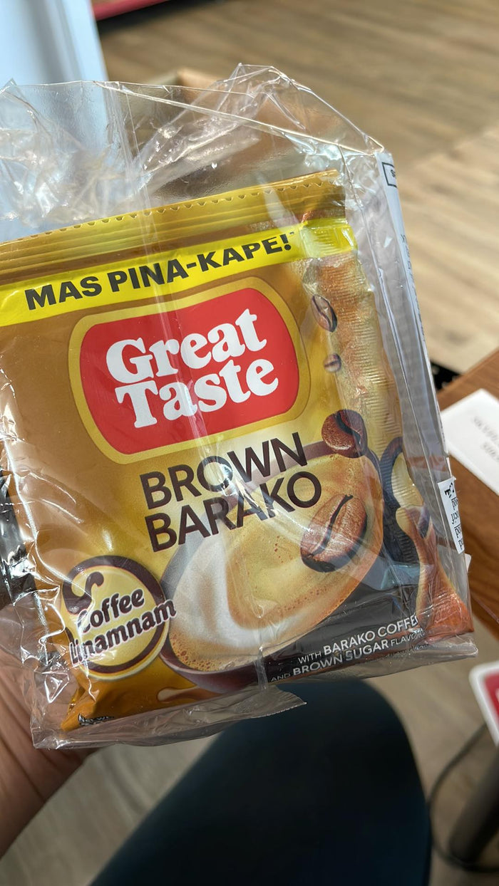 GREAT TASTE 3IN1 BROWN BARAKO COFFEE 10 SACH