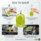 Green Fresh Membrane Car Hanging Gel Air Freshener
