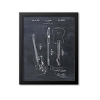 Fender Guitar Patent Print