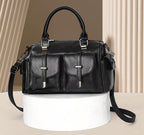 H1916 - Retro Duffle Fashion Handbag
