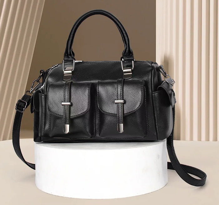 H1916 - Retro Duffle Fashion Handbag
