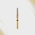H/199-016SXC | (H850) 10-Pk , Multi use Gold Diamond Burs Spiral Shaped