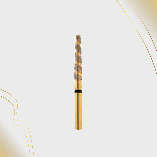 H/199-016SXC | (H850) 10-Pk , Multi use Gold Diamond Burs Spiral Shaped
