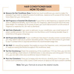 Hair Conditioner Base uses