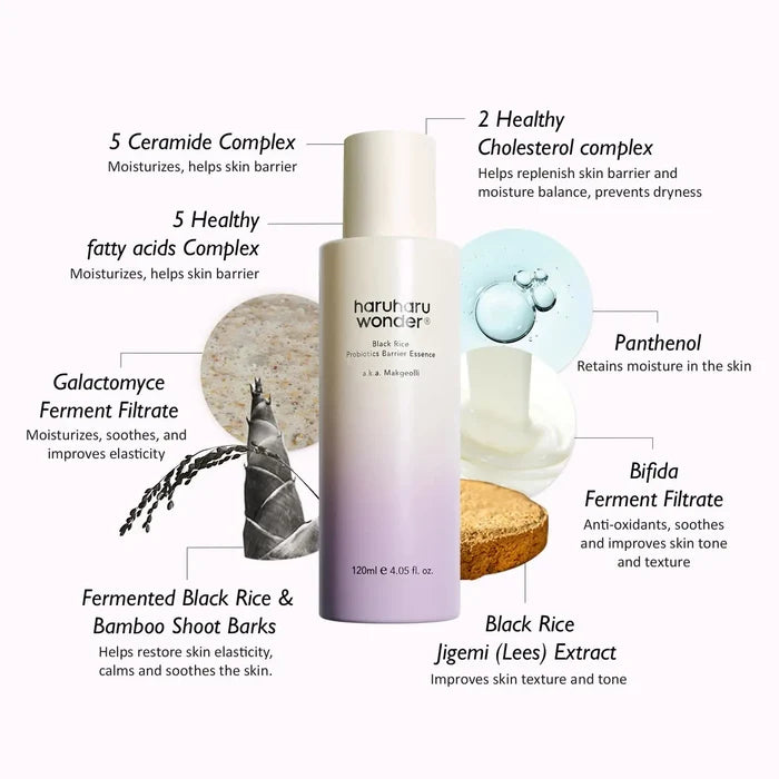 Haruharu Wonder Black Rice Barrier Essence for sensitive skin