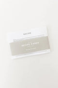 Heirloomed Stationary Recipe Cards
