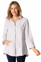 High-Low Easy Cotton Shirt - 15519