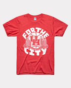 Red Cougars Houston For the City Vintage T-Shirt