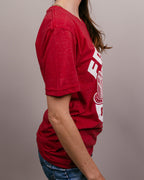 Red Cougars Houston For the City Vintage T-Shirt Side