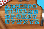 Hylian Fantasy FONT Cookie Cutters - Fondant Letters, Letters for Cake decorating