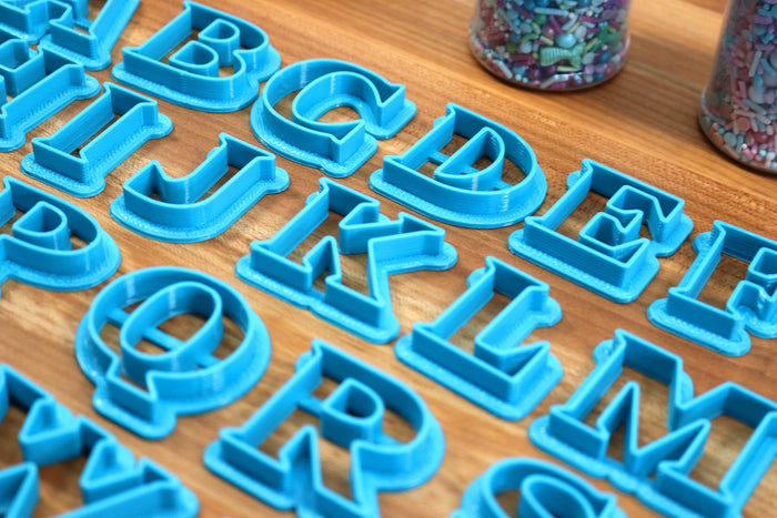 Hylian Fantasy FONT Cookie Cutters - Fondant Letters, Letters for Cake decorating