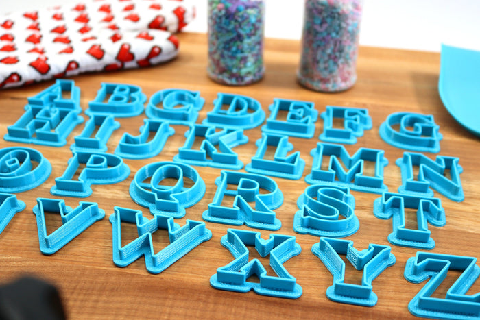 Hylian Fantasy FONT Cookie Cutters - Fondant Letters, Letters for Cake decorating