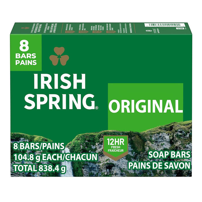 Irish Spring Deodorant Soap- Original Clean, 113 g each
