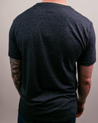 Black Kansas City BBQ Served Here Vintage T-Shirt Back
