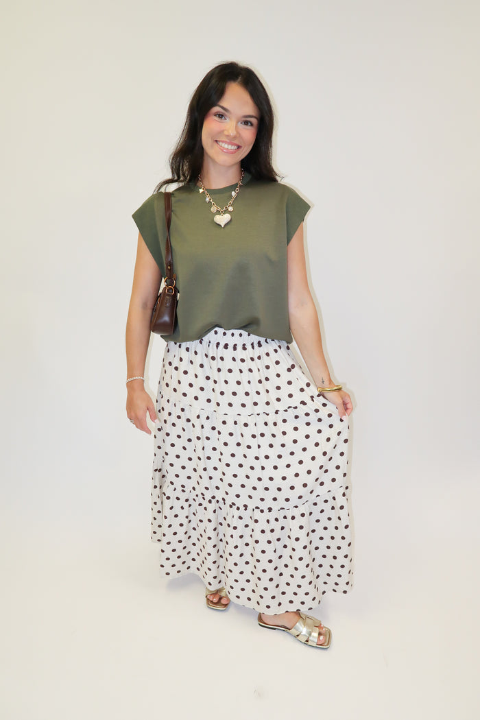 Keep It Moving Ribbed Cap Sleeve Knit Top - The Pink Tulip Clothing