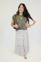 Keep It Moving Ribbed Cap Sleeve Knit Top - The Pink Tulip Clothing