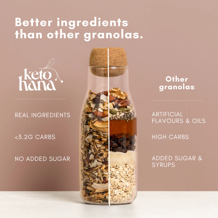 Keto Hana Keto Friendly Cocoa Granola 300g
