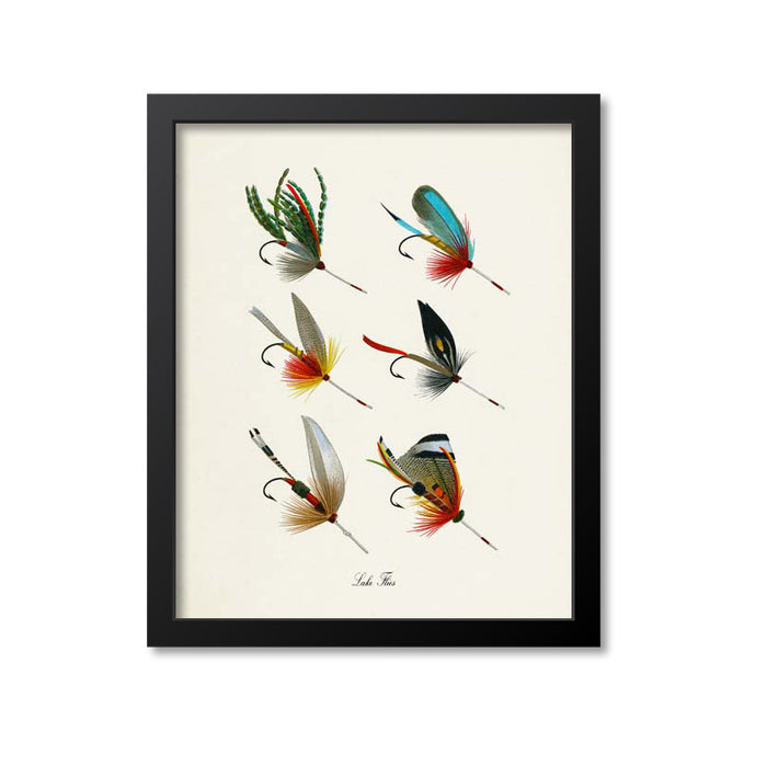 Lake Flies Art Print