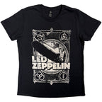 LED ZEPPELIN - VINTAGE PRINT LZ1 - Ladies T-Shirt Black