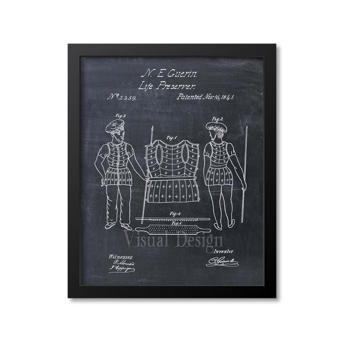Life Preserver Patent Print