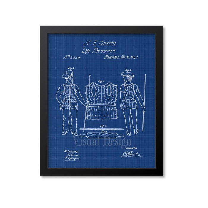 Life Preserver Patent Print
